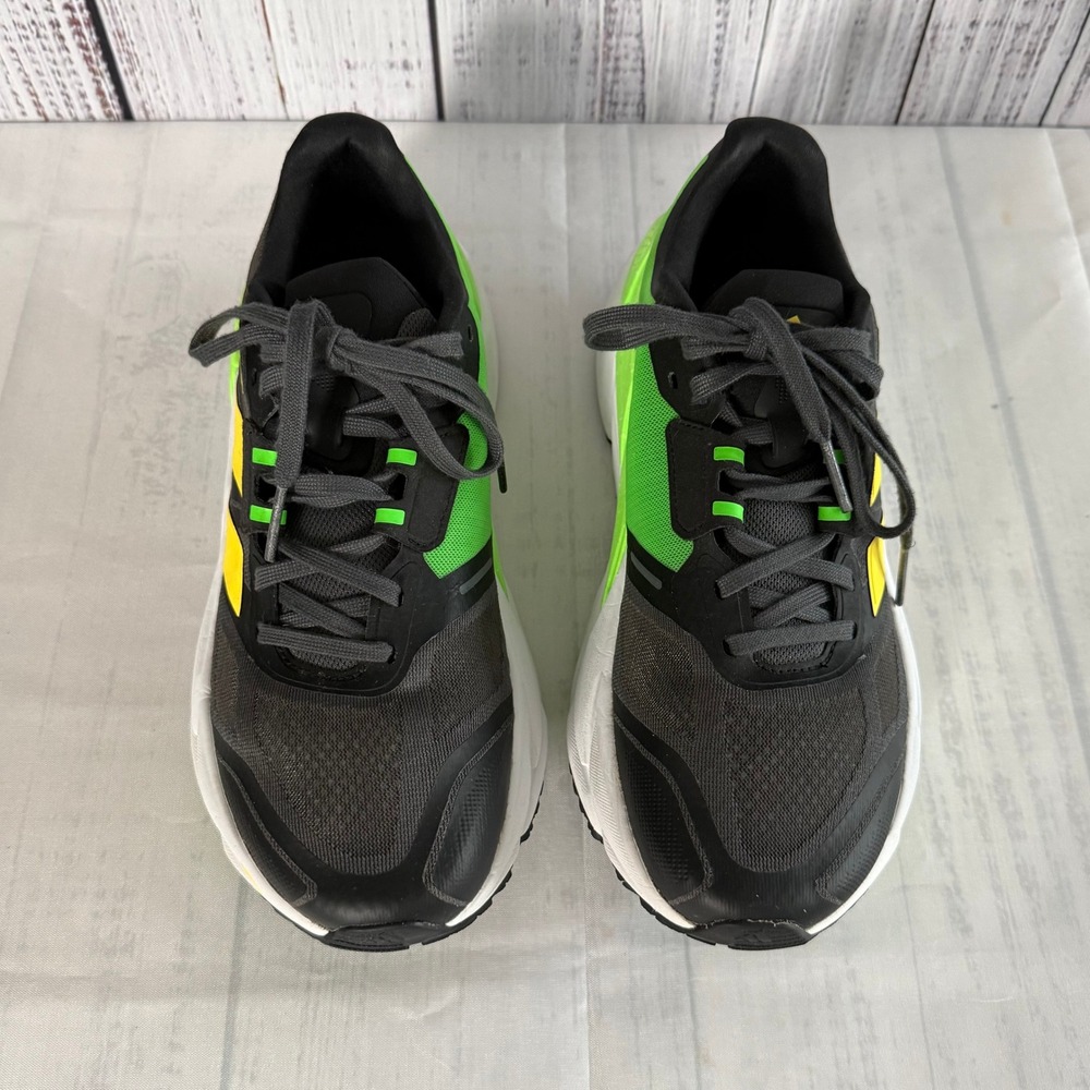Adidas Adistar CS Men Running Shoes Black Yellow Green GX2998 Size 8